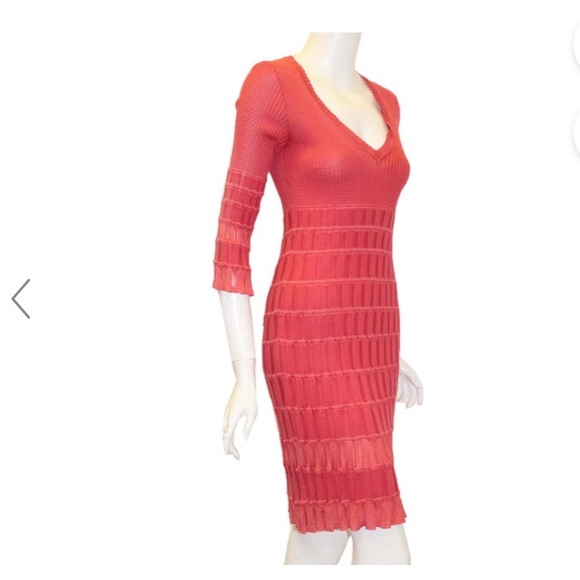 Missoni Dresses & Skirts - Missoni Coral Knit Dress size 10
